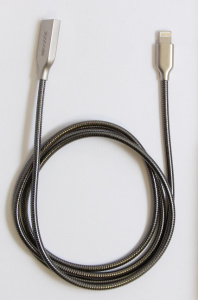 Зарядный кабель для iPhone USB-8 pin WIIIX 1м черный цинк