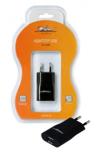 Зарядное устройство для мобильных устройств для сети 220В USB 1A AIRLINE ACH-WC-09