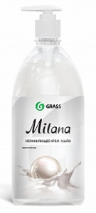 Жидкое крем-мыло GRASS Milana жемчужное 1000мл дозатор