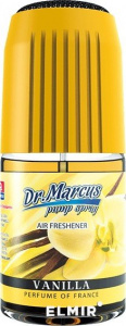 Ароматизатор спрей "Dr.MARCUS" "Pump Spray" в стеклянном флаконе Vanilla, 50 мл (Ваниль)