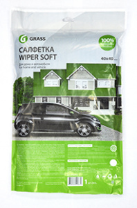 Салфетка GRASS микрофибра Wiper Soft 40х40см