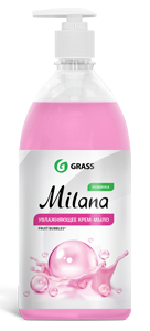 Жидкое крем-мыло GRASS Milana fruit bubbles 1000 мл дозатор