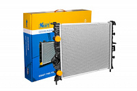 Радиатор охлаждения RENAULT LOGAN 04- МКПП паяный KRAFT