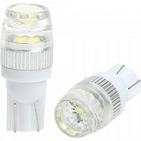 Лампа светодиодная W5W 12V 2SMD 5630 с линзой T10 GRANDELIGHT