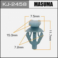 Клипса (пистон) KJ-2458 MASUMA