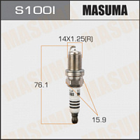Свеча зажигания MASUMA IRIDIUM S100I (IK16)