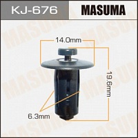 Клипса (пистон) KJ-676 MASUMA