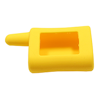 Чехол для брелка силикон SCHER-KHAN А/В, желтый