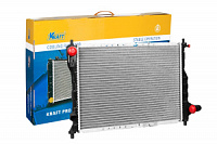 Радиатор охлаждения CHEVROLET SPARK МКПП 05- 0.8/1.0 паяный KRAFT