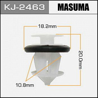 Клипса (пистон) KJ-2463 MASUMA