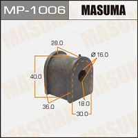 Втулка стабилизатора TOYOTA HARRIER 03-; LEXUS RX350 06- заднего  [уп.2 шт] MASUMA