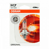 Лампа галогенная H7 12V 55W OSRAM ORIGINAL блистер