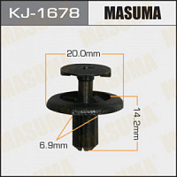 Клипса (пистон) KJ-1678 MASUMA