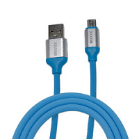 Зарядный кабель для смартфона микро-USB WIIIX 1м синий