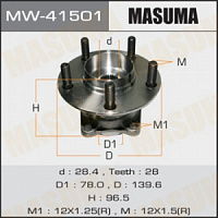 Ступица MAZDA CX-7 06- задняя MASUMA