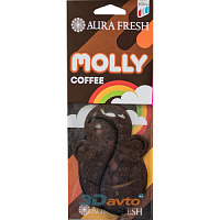 Ароматизатор на зеркало AURA FRESH MOLLY Coffee из войлока