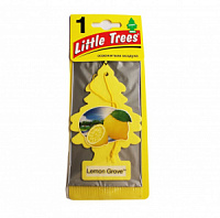 Ароматизатор на зеркало CAR FRESHENER LITTLE TREES Ёлка Лимонный сад Lemon Grove
