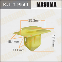 Клипса (пистон) KJ-1250 MASUMA