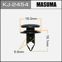 Клипса (пистон) KJ-2454 MASUMA
