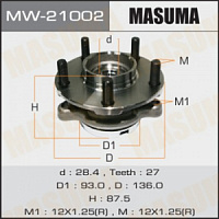 Ступица INFINITI FX35/FX45 S50 03-08 передняя MASUMA