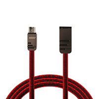 Зарядный кабель для смартфона микро-USB WIIIX 1м медный красный