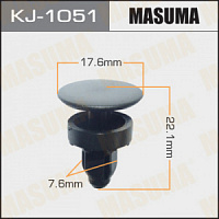 Клипса (пистон) KJ-1051 MASUMA