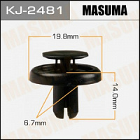 Клипса (пистон) KJ-2481 MASUMA