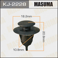 Клипса (пистон) KJ-2228 MASUMA