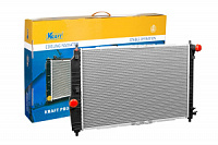 Радиатор охлаждения CHEVROLET AVEO 1.4 DOHC MT 02- паяный KRAFT