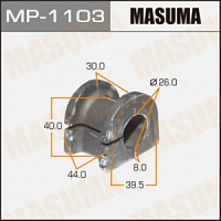 Втулка стабилизатора MITSUBISHI PAJERO IV 06- заднего [уп.2 шт.] MASUMA