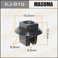 Клипса (пистон) KJ-819 MASUMA