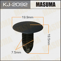 Клипса (пистон) KJ-2092 MASUMA