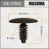 Клипса (пистон) KE-052 MASUMA