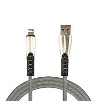 Зарядный кабель для iPhone Lightning WIIIX 1м медный серый