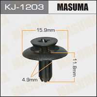 Клипса (пистон) KJ-1203 MASUMA
