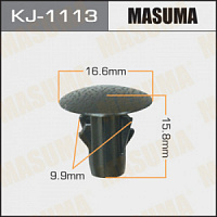 Клипса (пистон) KJ-1113 MASUMA