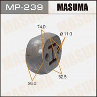 Крепление глушителя [уп.2 шт] MASUMA