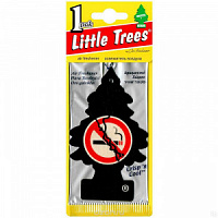 Ароматизатор на зеркало CAR FRESHENER LITTLE TREES Ёлка Не курить! No Smoking