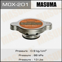 Крышка радиатора 0.9 kg/cm² (88 kPa) MASUMA (NGK-P539, TAMA-RC10, FUT-R124, RC0050)