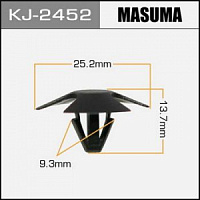 Клипса (пистон) KJ-2452 MASUMA