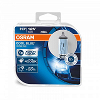 Лампа галогенная H7 12V 55W+20% OSRAM Cool Blue Intense 4200K 2шт
