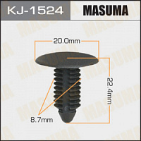 Клипса (пистон) KJ-1524 MASUMA