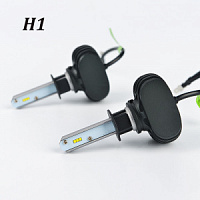 Лампа светодиодная H1 LED 4000 Lm 6500K 9-32V Корейский чип Seoul-CSP-19Y BG комп 2шт