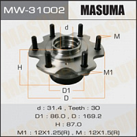 Ступица MITSUBISHI PAJERO (V65W, V75W,  V87W, V97W) 99- передняя MASUMA