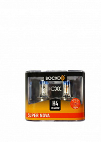 Лампа галогенная H4 12V 60/55W+100% ВосхоD  Super Nova Китай 2шт